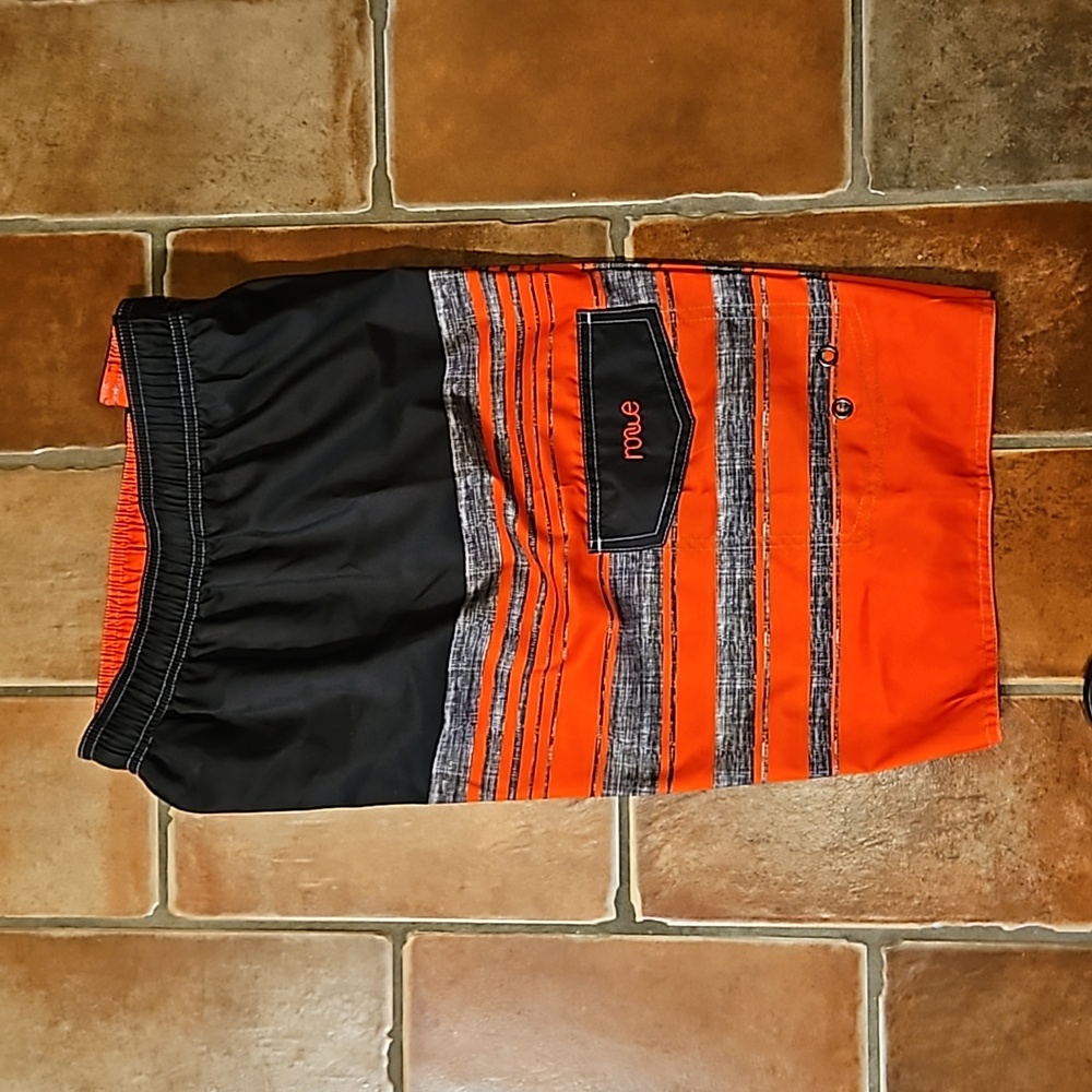 Striped Swim Trunks - Picture 5 of 13